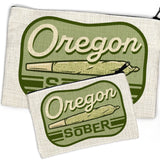 Oregon Cannabis Themed Pouch - Fun & Durable Zipper Accessory Organizer in 2 Sizes - Zipper Pouches - Two Little Fruits - Two Little Fruits