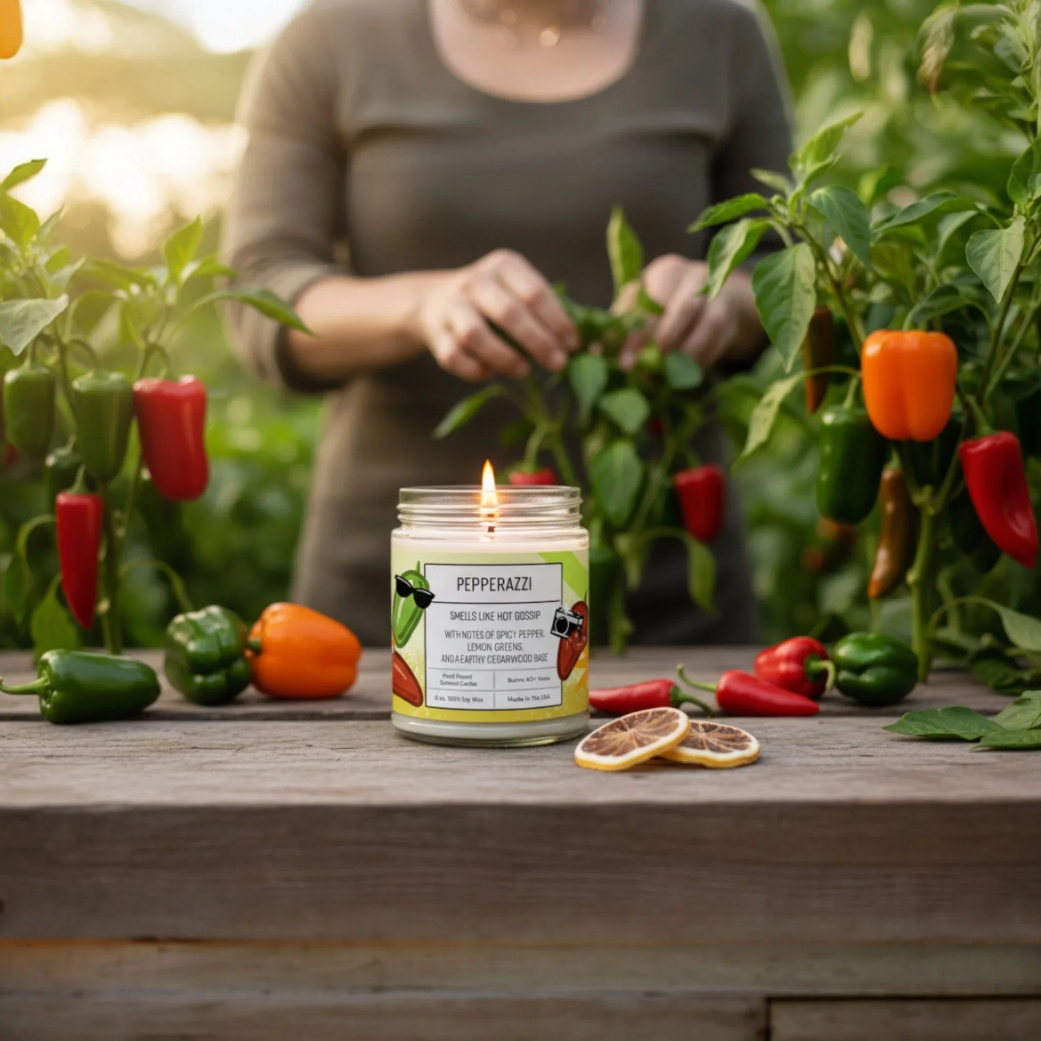 Pepperazzi Scented Candle - Soy Candles - Two Little Fruits - Two Little Fruits