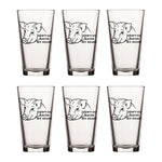Pig Beer Pint Glass - 16 Oz Whimsical Owl Design, Dishwasher Safe, Perfect For Nature Lovers! - Pint Glass - Two Little Fruits - Two Little Fruits