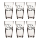 Pig Beer Pint Glass - 16 Oz Whimsical Owl Design, Dishwasher Safe, Perfect For Nature Lovers! - Pint Glass - Two Little Fruits - Two Little Fruits