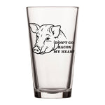 Pig Beer Pint Glass - 16 Oz Whimsical Owl Design, Dishwasher Safe, Perfect For Nature Lovers! - Pint Glass - Two Little Fruits - Two Little Fruits