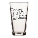 Pig Beer Pint Glass - 16 Oz Whimsical Owl Design, Dishwasher Safe, Perfect For Nature Lovers! - Pint Glass - Two Little Fruits - Two Little Fruits