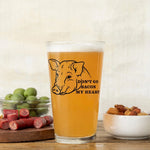 Pig Beer Pint Glass - 16 Oz Whimsical Owl Design, Dishwasher Safe, Perfect For Nature Lovers! - Pint Glass - Two Little Fruits - Two Little Fruits