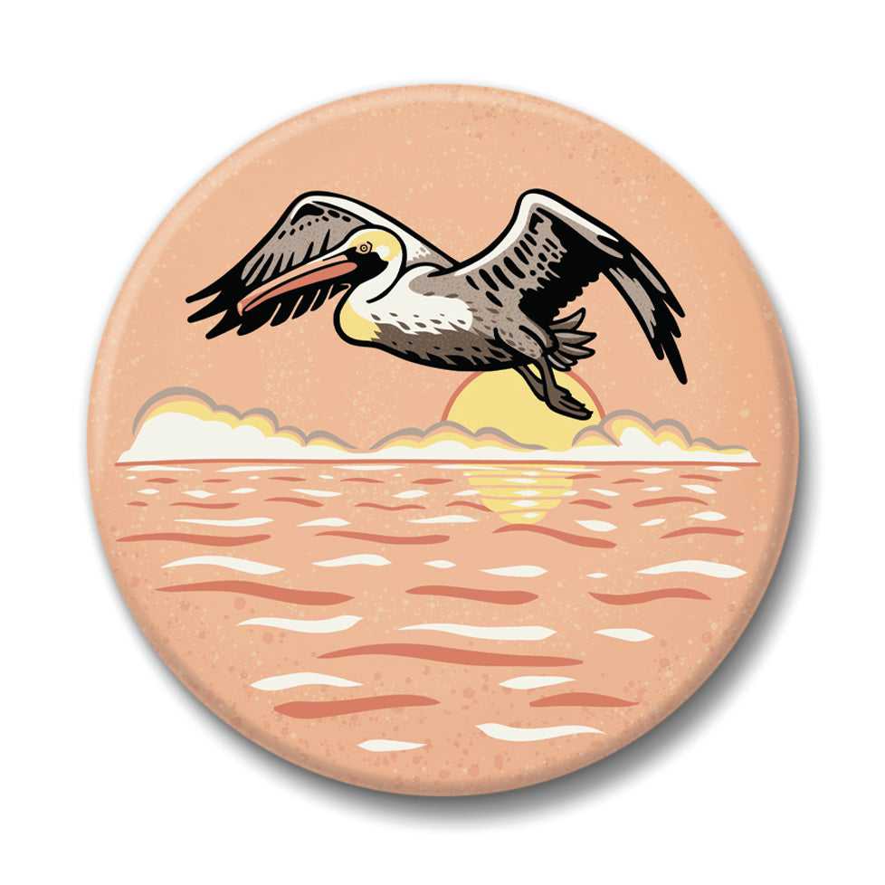Pelican PIN hand-illustrated by Two Little Fruits
