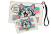 Protect Transgender Youth Pouch - Fun Zipper Pouch for Accessories, 2 Sizes Available - Zipper Pouches - Two Little Fruits - Two Little Fruits