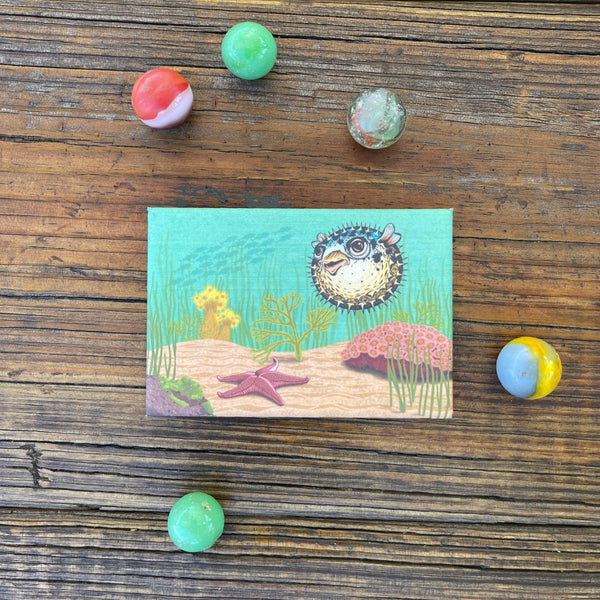 Pufferfish / Blowfish Fridge Magnet - Fridge Magnets - Two Little Fruits - Two Little Fruits