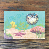 Pufferfish Fridge Magnet - Cute Blowfish Art, 2" x 3", Durable & Weather - Resistant - Fridge Magnets - Two Little Fruits - Two Little Fruits