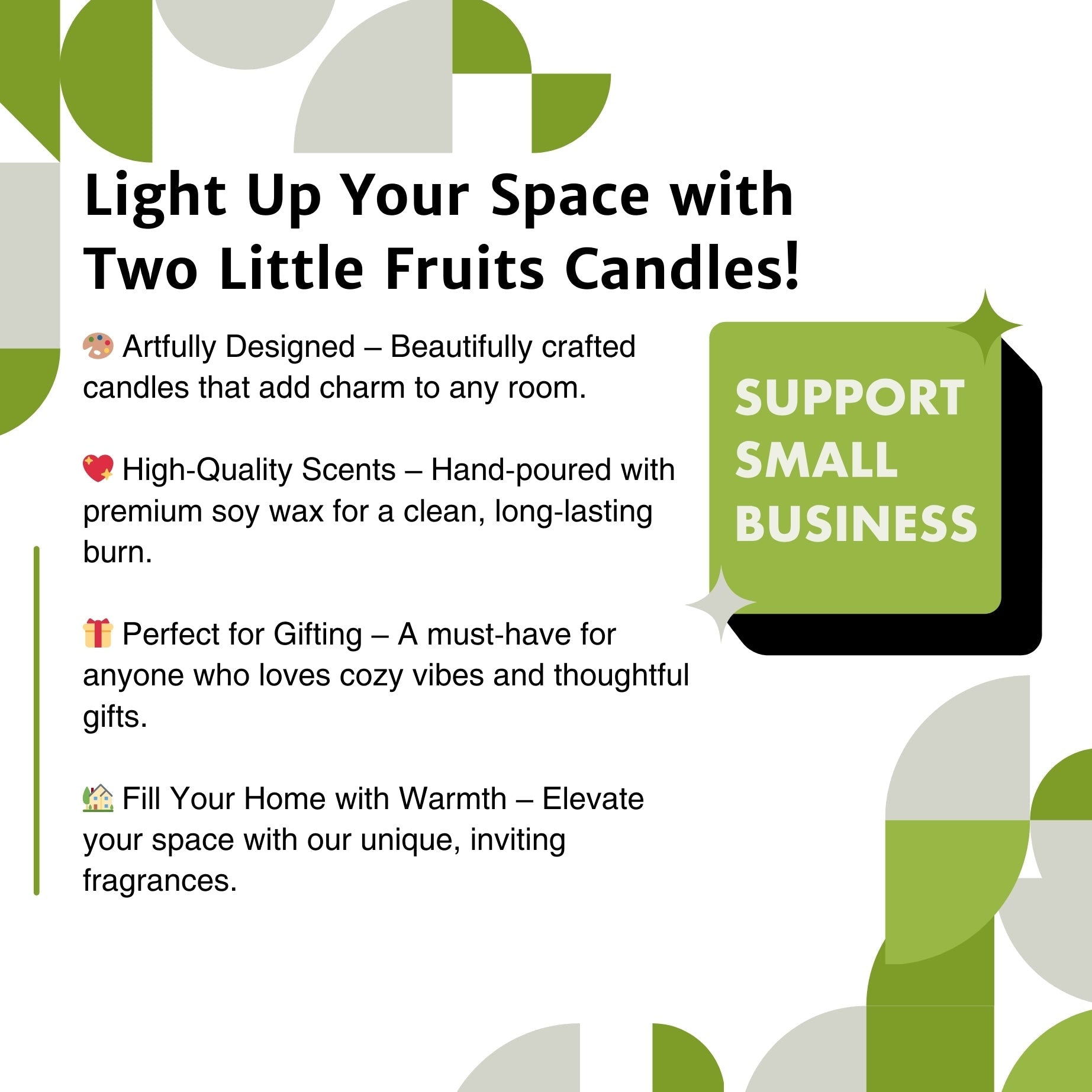 Pumpkin Spice Candles - Pumpkins' Curse Soy Candle with Maple and Cinnamon Scent, 8 Oz, 40+ Hour Burn - Soy Candles - Two Little Fruits - Two Little Fruits