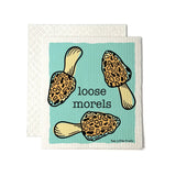 Reusable Mushroom illustrated swedish dishcloth by Two Little Fruits