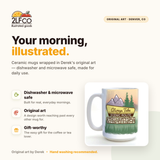 Always Take The Scenic Route Mug — illustrated by Two Little Fruits, made in Denver