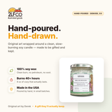 Nirvana Soy Candle — Star Anise, Fennel & Cinnamon — illustrated by Two Little Fruits, made in Denver