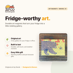 Bear Fridge Magnet — illustrated by Two Little Fruits, made in Denver
