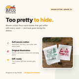 Camper Tea Towel — illustrated by Two Little Fruits, made in Denver
