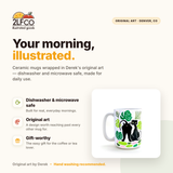 Cat Mug — illustrated by Two Little Fruits, made in Denver