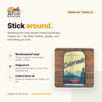 Colorado Beer Vinyl Sticker — illustrated by Two Little Fruits, made in Denver