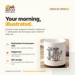 Cowboy Bear Mug — illustrated by Two Little Fruits, made in Denver