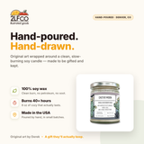 Cactus Moon Soy Candle — Cut Flowers, Agave & Aloe — illustrated by Two Little Fruits, made in Denver
