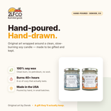 Date Night Candle Set — Romantic Fragrance Duo — illustrated by Two Little Fruits, made in Denver