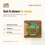 Frog Coaster — illustrated by Two Little Fruits, made in Denver