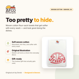 FRUITY Tea Towel — illustrated by Two Little Fruits, made in Denver