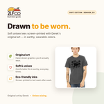 Dog T-Shirt — illustrated by Two Little Fruits, made in Denver