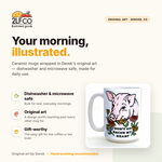 Pig Mug — illustrated by Two Little Fruits, made in Denver