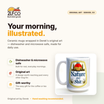 Nature Heavy-Duty Mug — illustrated by Two Little Fruits, made in Denver