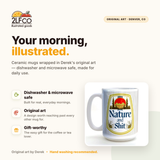 Nature Heavy-Duty Mug — illustrated by Two Little Fruits, made in Denver