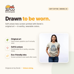 Nature Themed T-Shirt — illustrated by Two Little Fruits, made in Denver