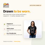 Outdoorsy Graphic T-Shirt — illustrated by Two Little Fruits, made in Denver