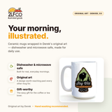 Stay Wild Buffalo Mug — illustrated by Two Little Fruits, made in Denver