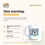 Trans Youth Support Mug — illustrated by Two Little Fruits, made in Denver