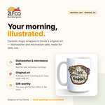 Tree Hugger Mug — illustrated by Two Little Fruits, made in Denver