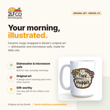 Tree Hugger Mug — illustrated by Two Little Fruits, made in Denver