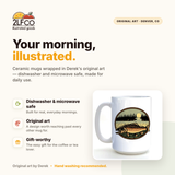 TROUT Mug — illustrated by Two Little Fruits, made in Denver