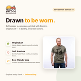 UFO T-Shirt — illustrated by Two Little Fruits, made in Denver