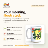 UFO Heavy-Duty Mug — illustrated by Two Little Fruits, made in Denver