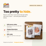 Animal Tea Towel — illustrated by Two Little Fruits, made in Denver
