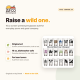 Beer Glass Set — Mix & Match Pints — illustrated by Two Little Fruits, made in Denver