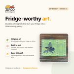 Fridge Magnets - Fridge Magnet — illustrated by Two Little Fruits, made in Denver
