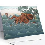 Salty Friends Greeting Card Bundle - Set of 3 A2 Blank Cards with Envelopes by Two Little Fruits - Greeting Cards - Two Little Fruits - Two Little Fruits