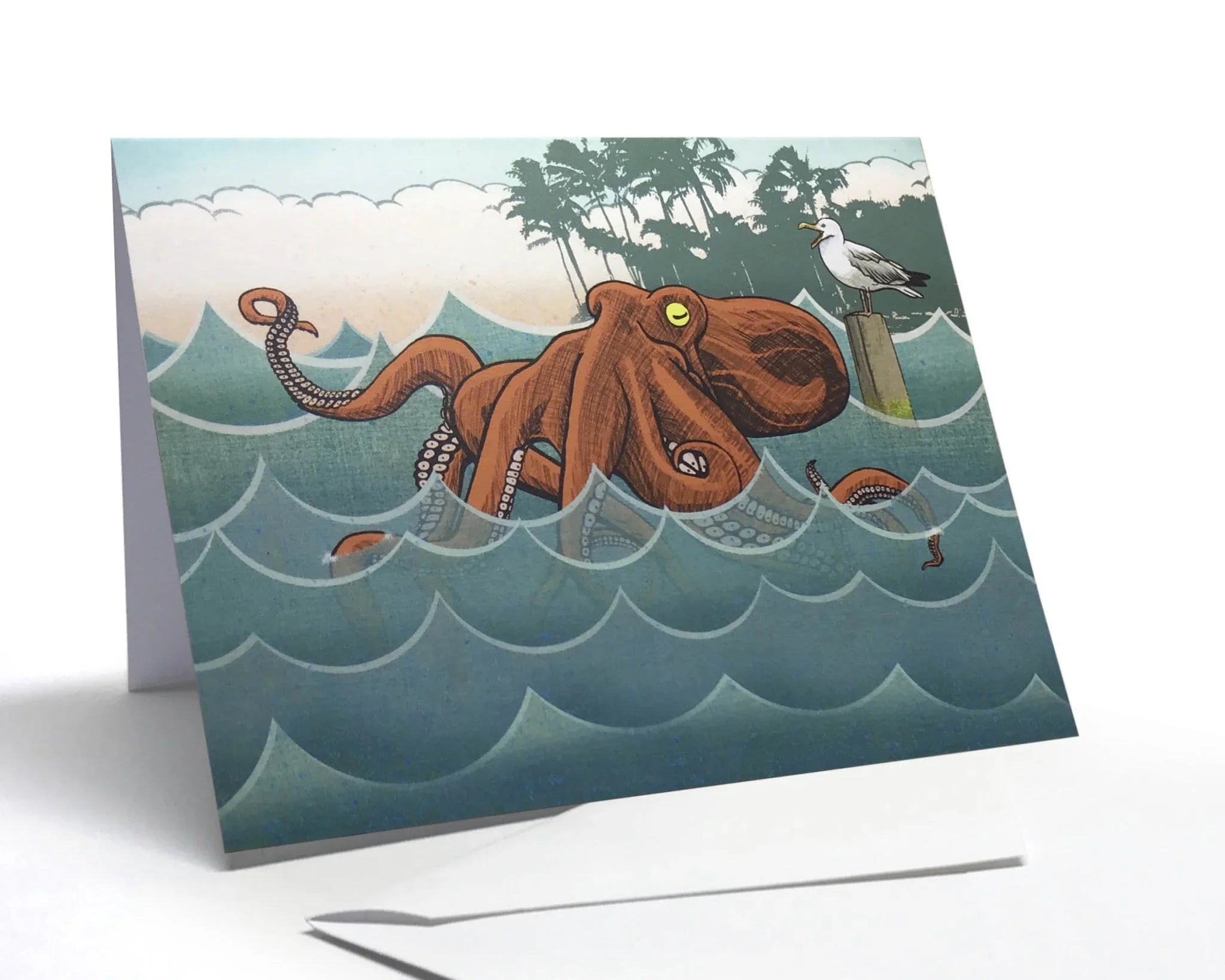 Salty Friends Greeting Card Bundle - Set of 3 A2 Blank Cards with Envelopes by Two Little Fruits - Greeting Cards - Two Little Fruits - Two Little Fruits