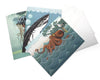 Salty Friends Greeting Card Bundle - Set of 3 A2 Blank Cards with Envelopes by Two Little Fruits - Greeting Cards - Two Little Fruits - Two Little Fruits
