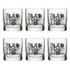 Sasquatch Whiskey Tumbler - 10 Oz Black Glass With Original Two Little Fruits Design - Rocks Glass - Two Little Fruits - Two Little Fruits