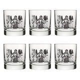 Sasquatch Whiskey Tumbler - 10 Oz Black Glass With Original Two Little Fruits Design - Rocks Glass - Two Little Fruits - Two Little Fruits