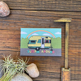 Sleepin' Around Fridge Magnet - Fridge Magnets - Two Little Fruits - Two Little Fruits