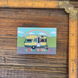 Sleepin' Around Fridge Magnet - Fridge Magnets - Two Little Fruits - Two Little Fruits