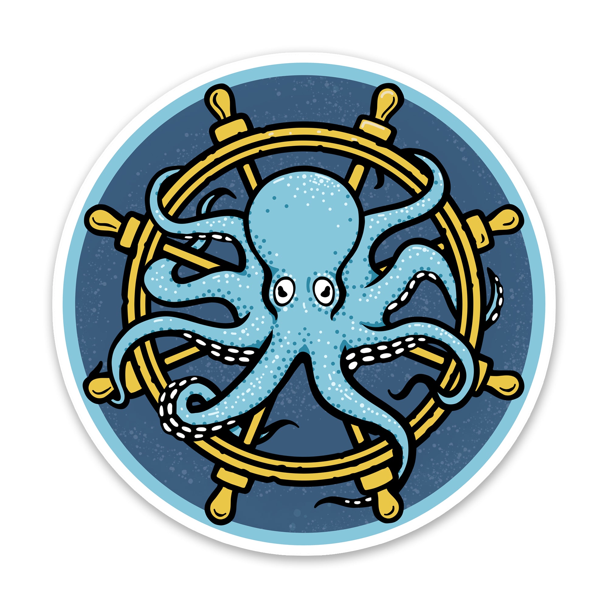 Octo STKR hand-illustrated by Two Little Fruits