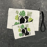 Stylish Cat Zipper Pouch - Versatile Travel Organizer in 2 Sizes for Chic Lifestyle - Zipper Pouches - Two Little Fruits - Two Little Fruits