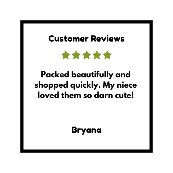 a sign that says customer review with five stars